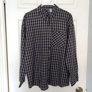 🌟 H&M Oversized Cotton Shirt 🌟